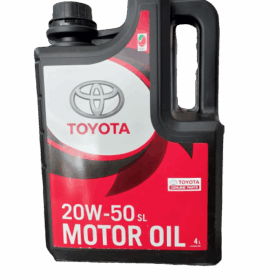 20W-50SL Toyota Motor Oil(4 LTR)5000KM-Made in UAE