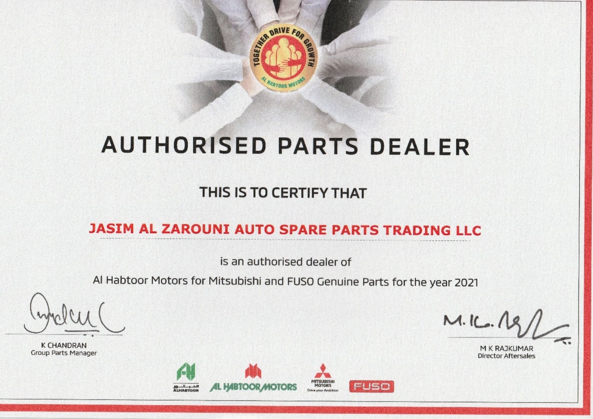 Authorised dealers of mithsubishi auto spare parts